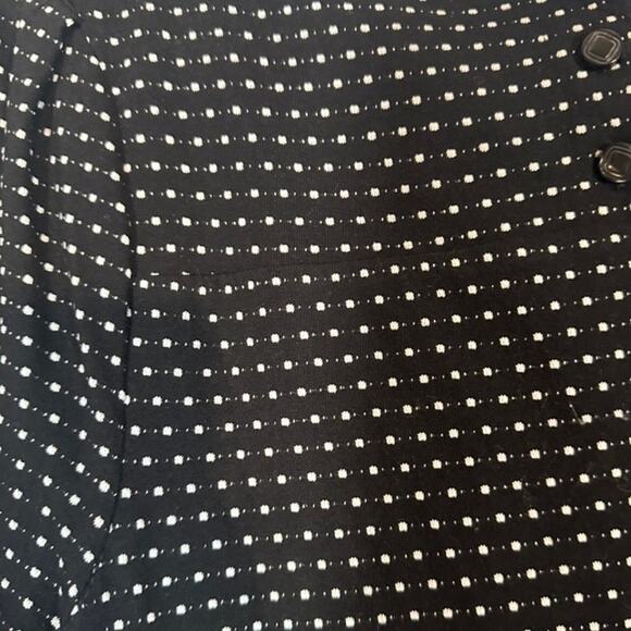 Maeve Back Polka Dot Short Sleeve Lined T-Shirt Dress Women Sz XS - Picture 7 of 9